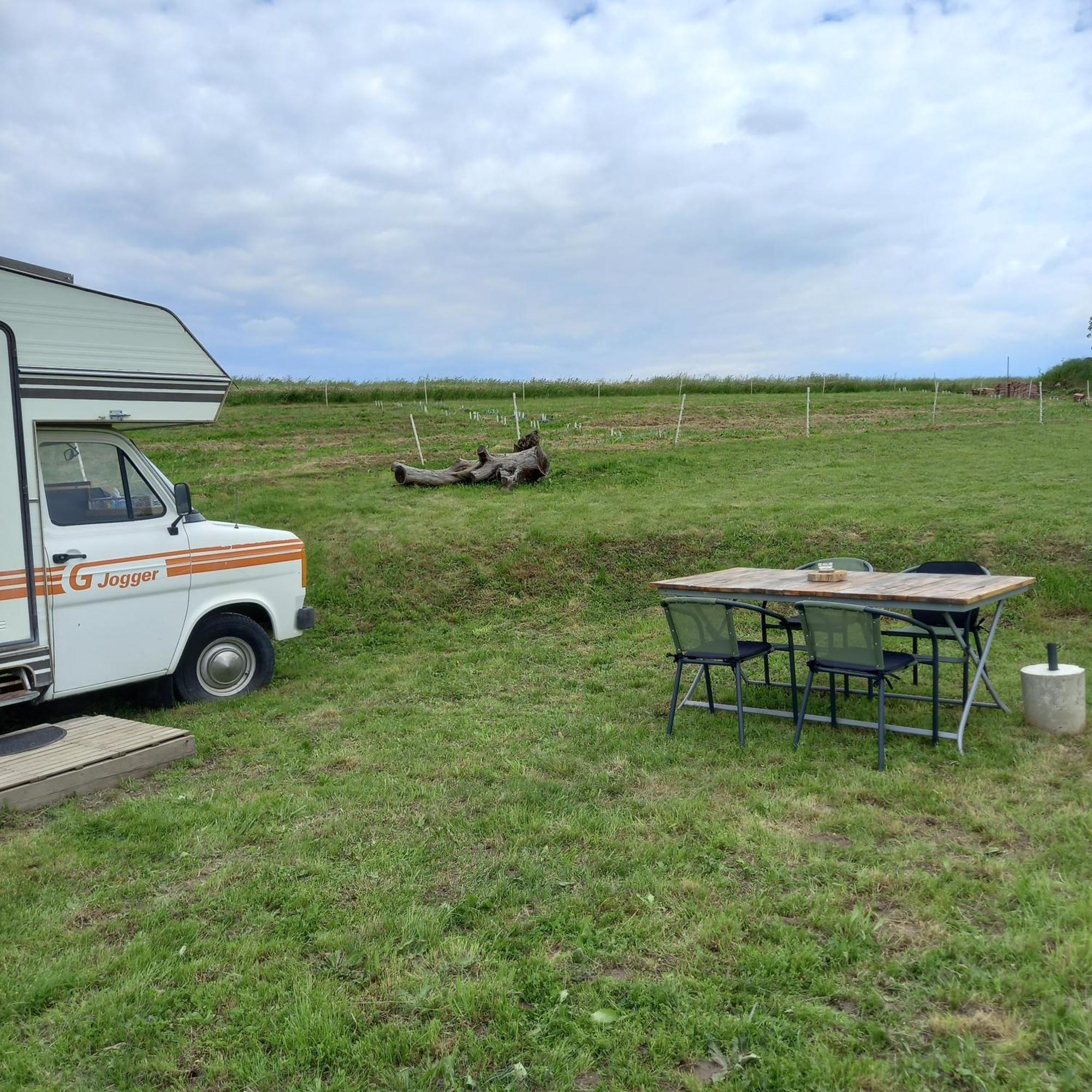 Camping Car Vintage Saint-Barthelemy-le-Plain Eksteriør billede